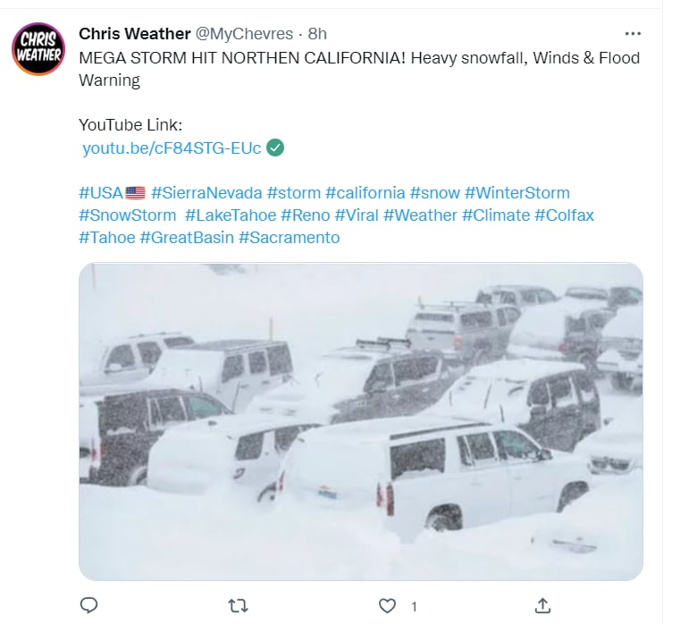 LANZAN ADVERTENCIA POR NIEVE 