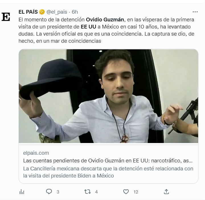 Acusaciones EEUU Ovidio Guzmán: ¿Un procedimiento exitoso?