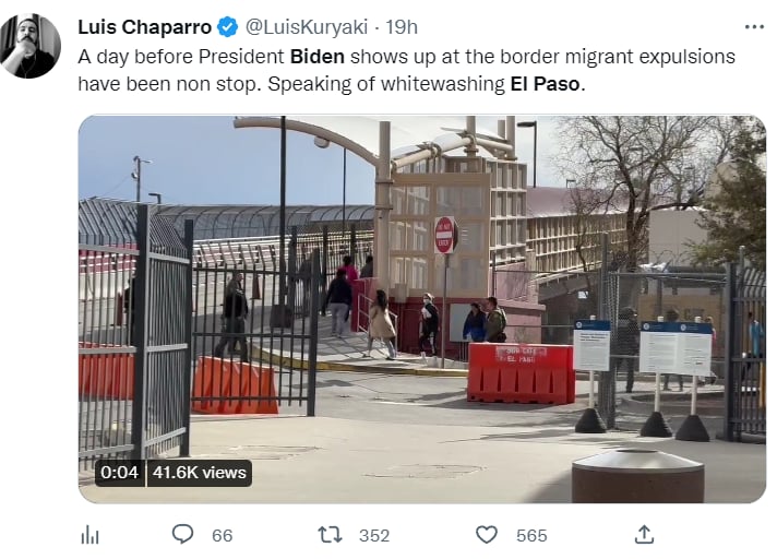 ¿Marchan en favor a los migrantes?