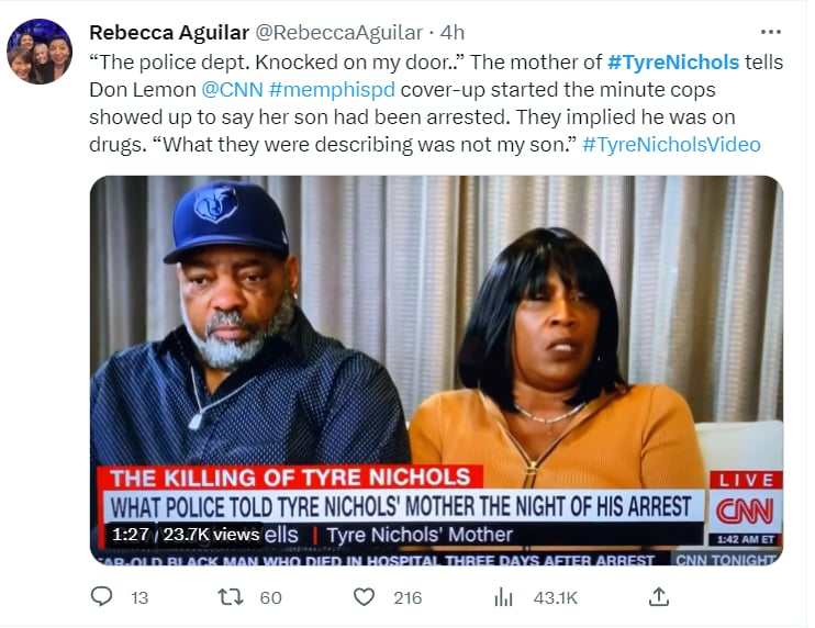Tyrne Nichols investigan agentes: ¿Más oficiales en la mira?
