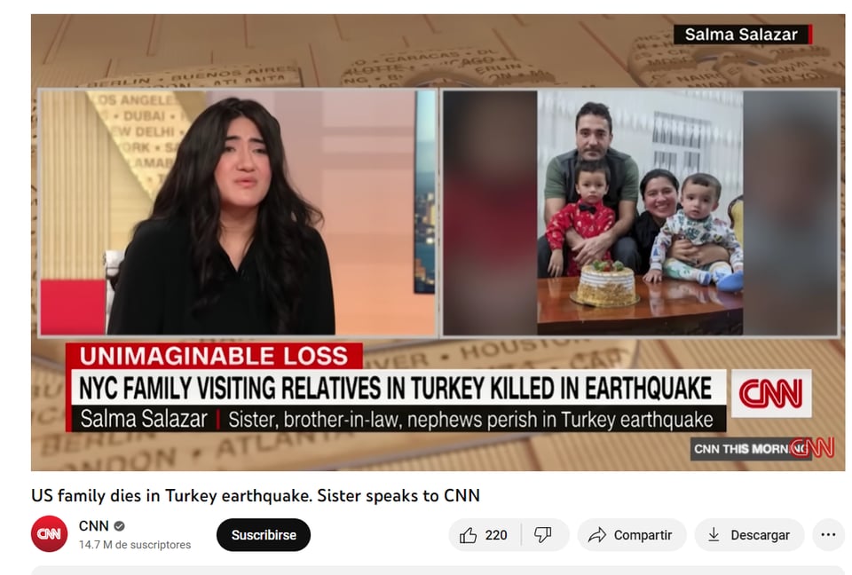 Familia Queens muere Turquía: "Se los llevaron tan pronto"