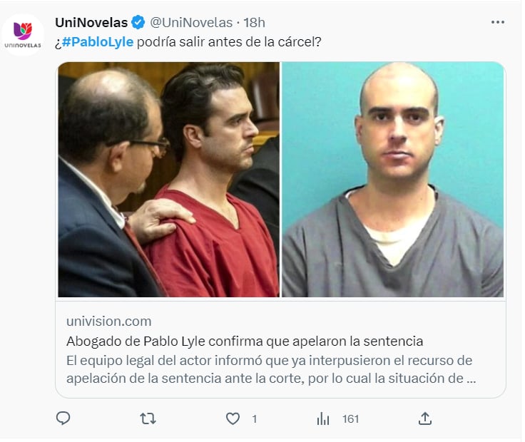 PABLO LYLE RECIBE BUENAS NOTICIAS