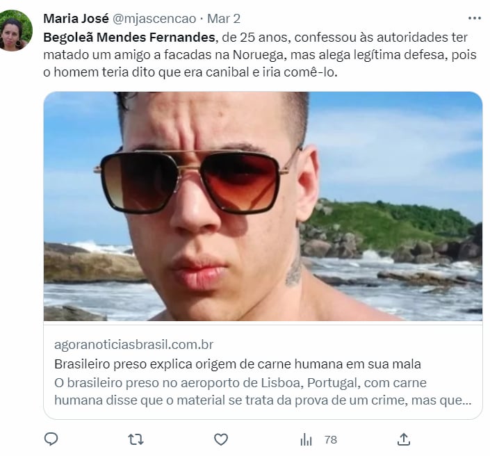 Arrestan presunto caníbal Lisboa: ¿Cómo resultó ser sospechoso?