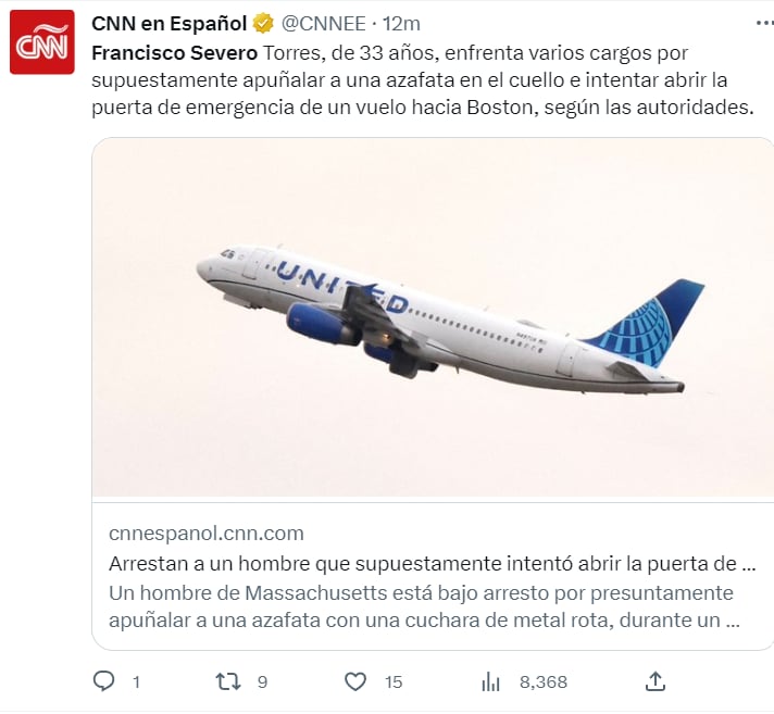 Arrestan hispano vuelo Boston: ¿Una detención rápida?