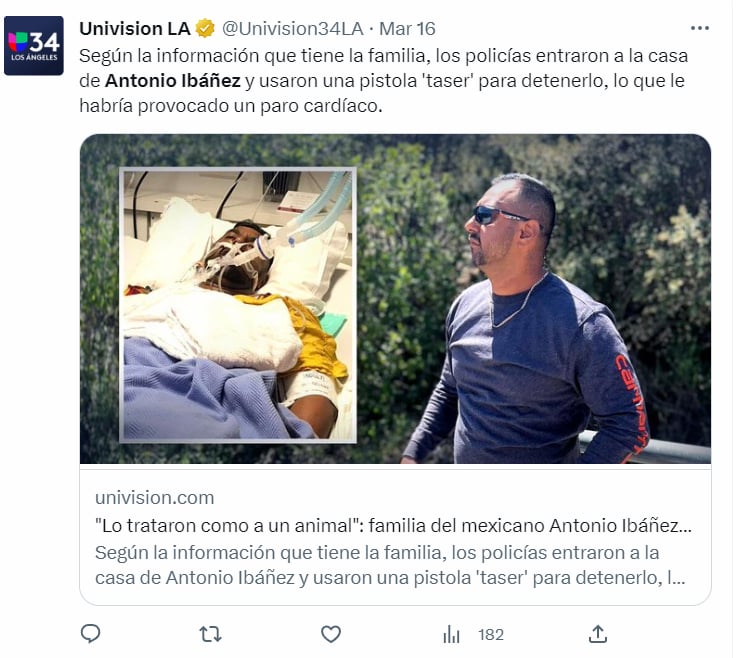Muere hispano golpes policía: ¿Qué pide la familia?