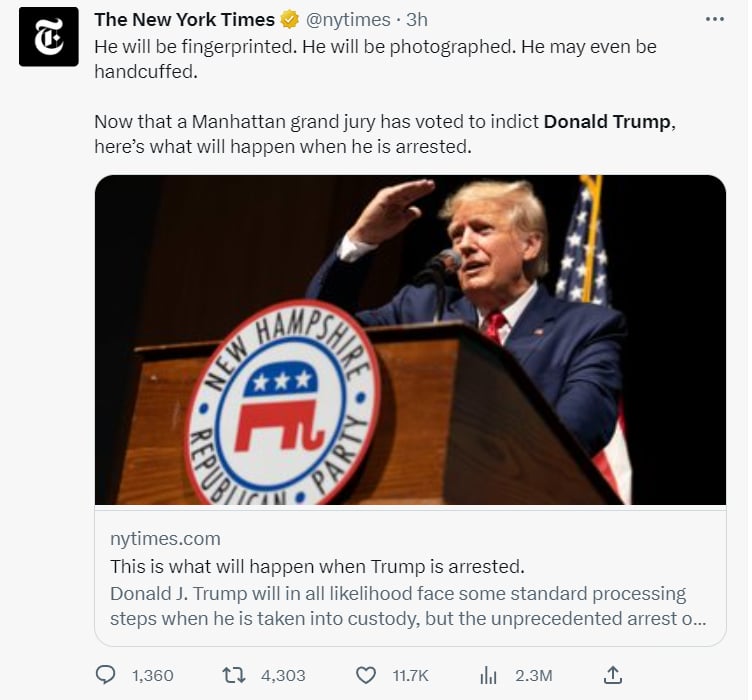 Donald Trump charges against: What happened to Trump?