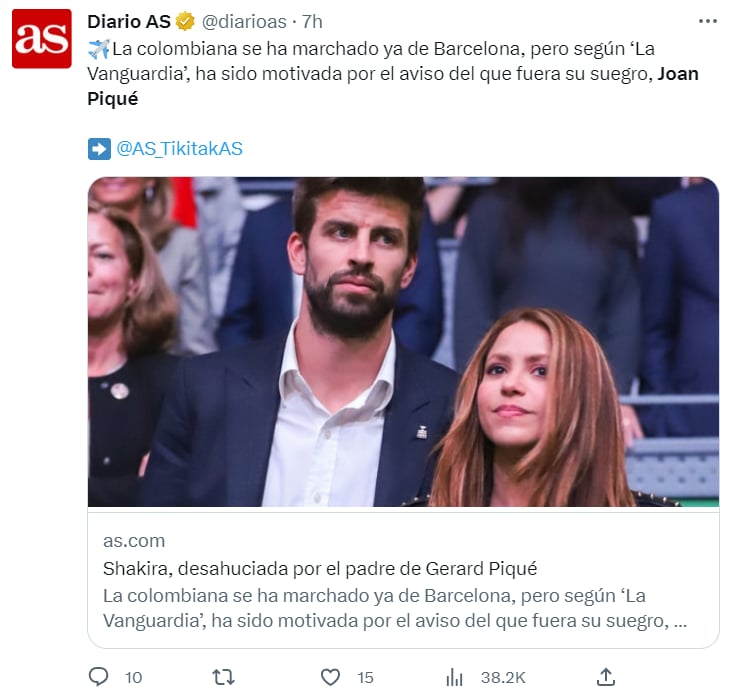 Papá Piqué corrió Shakira: ¿Engañaron a la cantante?