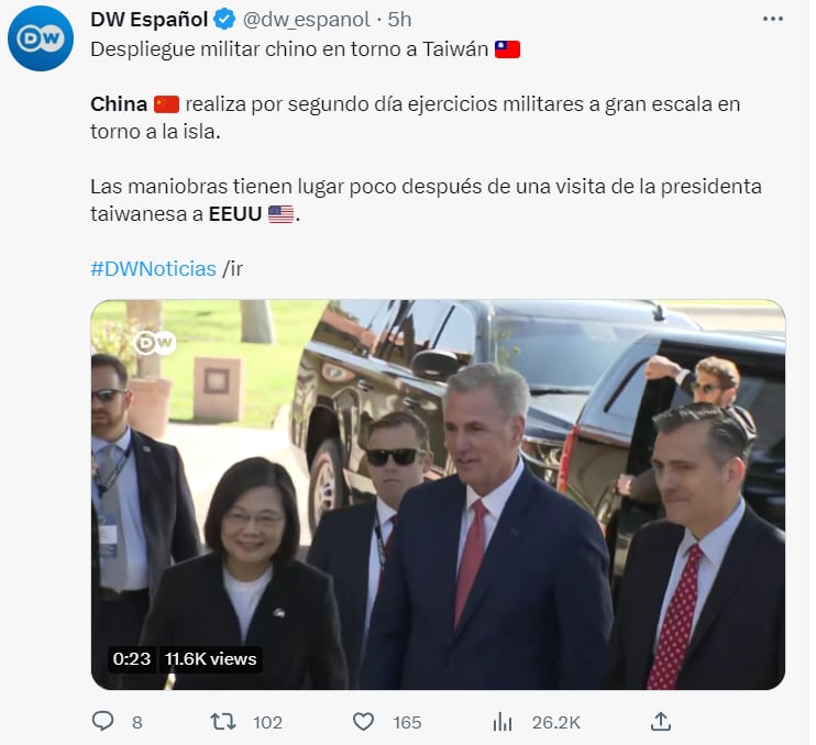 EEUU China Taiwán: ¿Se repite el conflicto?