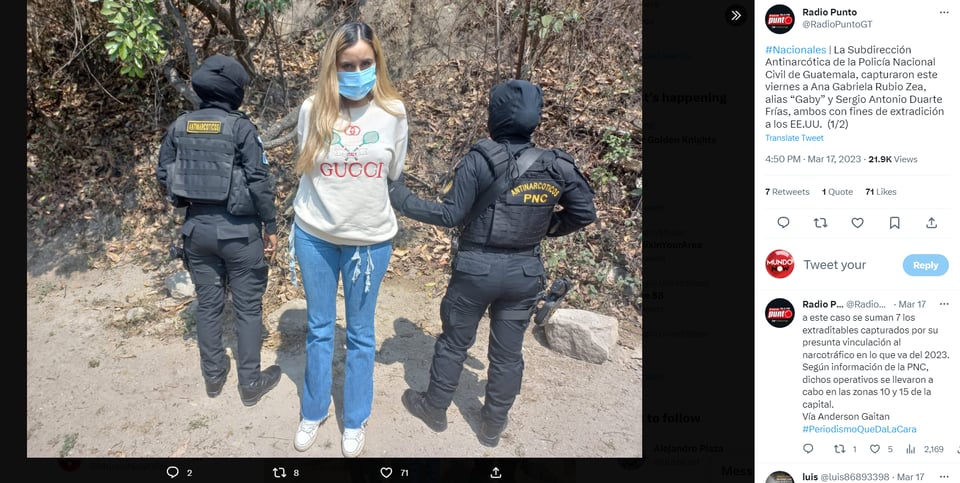 'LA PATRONA' QUEDÓ TRAS LAS REJAS