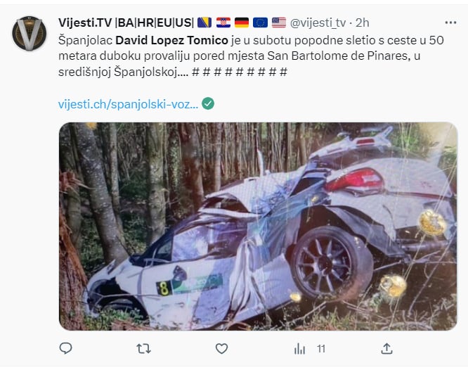MUERE EL PILOTO DAVID LÓPEZ