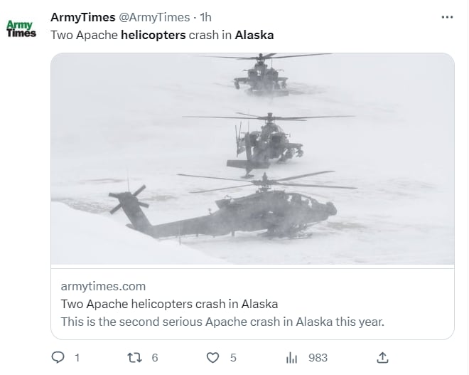 Accidente helicópteros militares Alaska: ¿Cómo ocurrió el accidente?