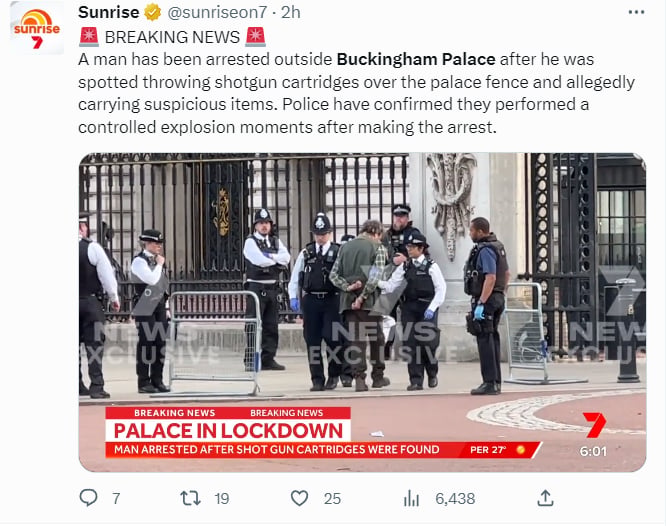 Ataque Palacio Buckingham: ¿Qué había al interior de la mochila?