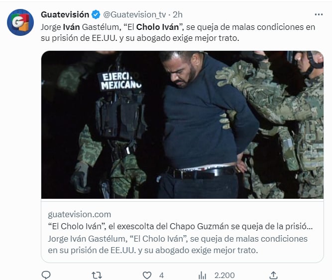 Cholo Iván prisión EEUU: ¿Un personaje de alto perfil?