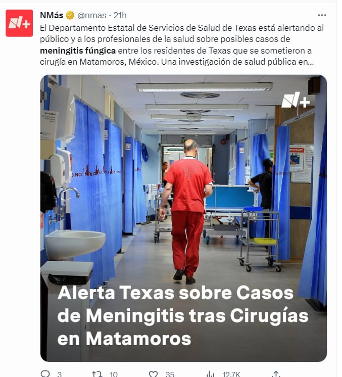 CDC sends alert