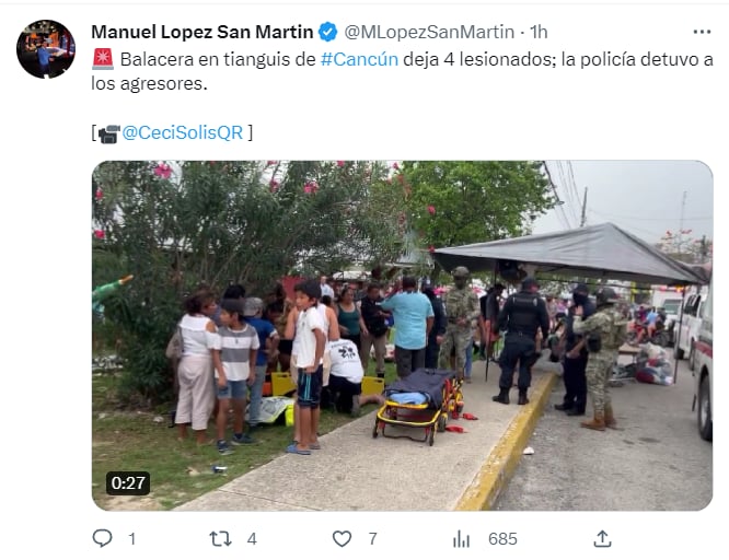 Ataque armado tianguis Cancún: ¿Cuáles son las versiones de los testigos?