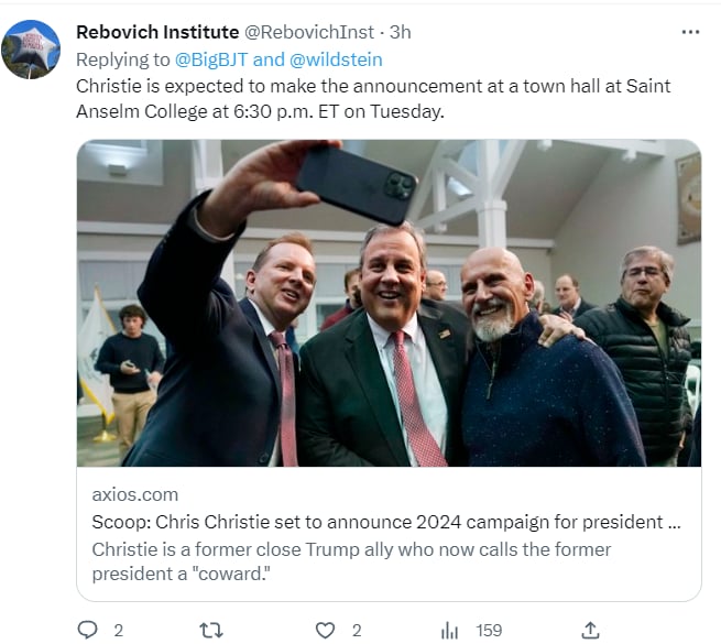 Chris Christine candidatura presidencial: ¿Una elección difícil?