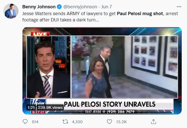 Esposo Nancy Pelosi mugshot: ¿Podrían retirar los cargos en su contra?