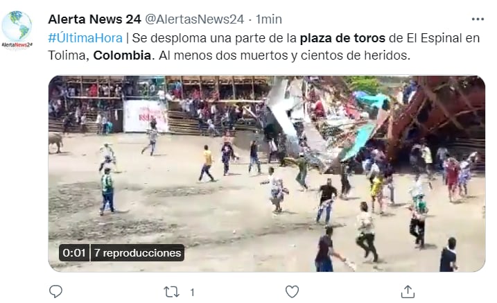 Accidente plaza toros Colombia: ¿Se pidió cancelar el evento?