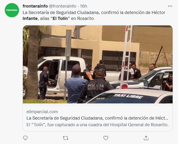 LO CAPTURAN EN HOSPITAL