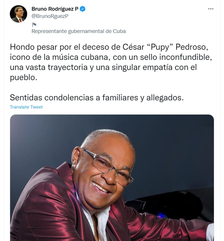 MUERE "PUPY" PEDROSO