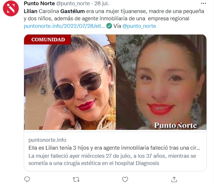 Muere mujer cirugía Tijuana: ¿Qué pasó con el médico responsable?