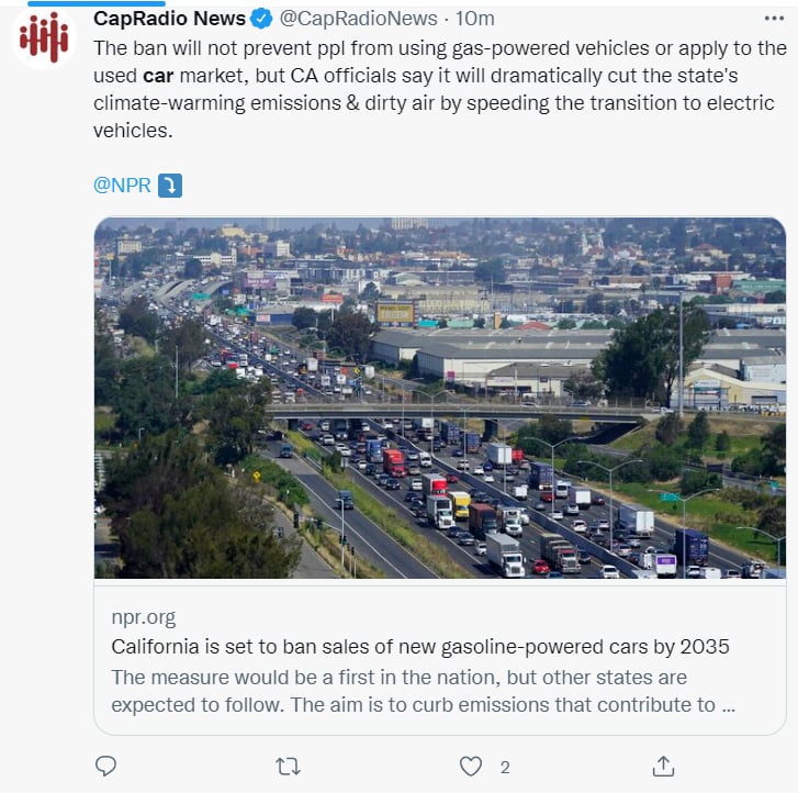 California 2035 autos eléctricos: ¿Habrá consecuencias para las personas con autos de gasolina?