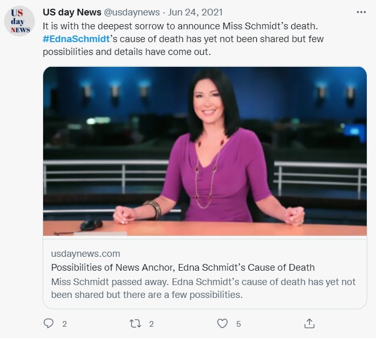 Edna Schmidt: ¿Quería volver a la televisión?