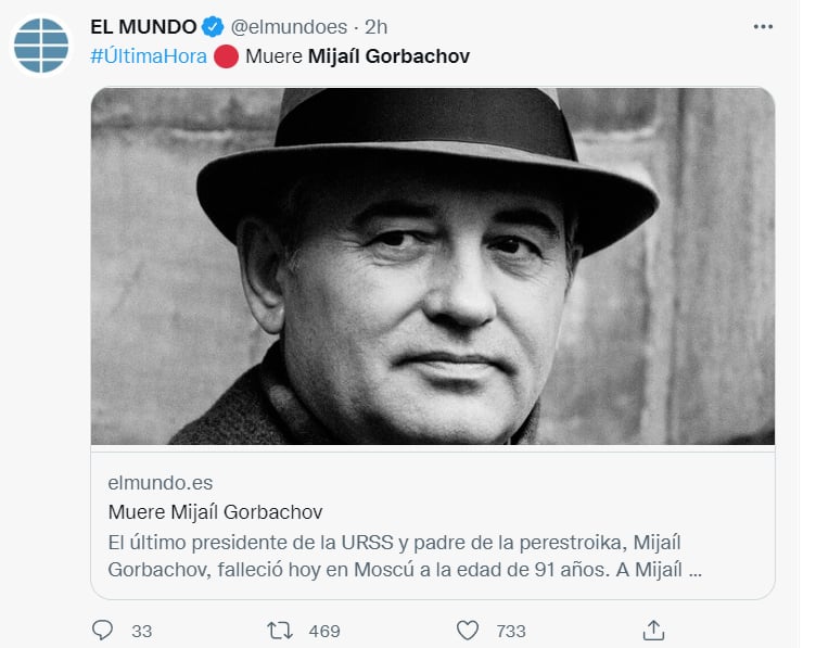 Mijaíl Gorbachov: ¿No consideró unir a la URSS?