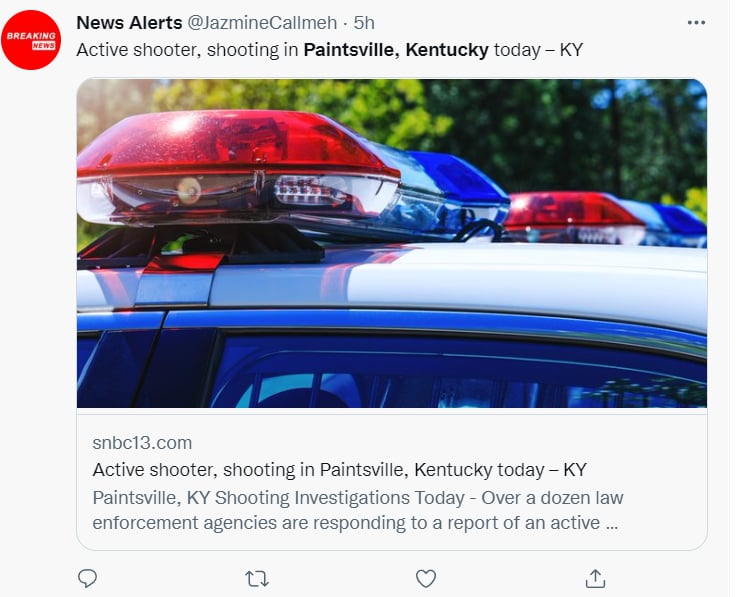 Reportan tiroteo Paintsville Kentucky: ¿Qué ocurrió con el sospechoso?