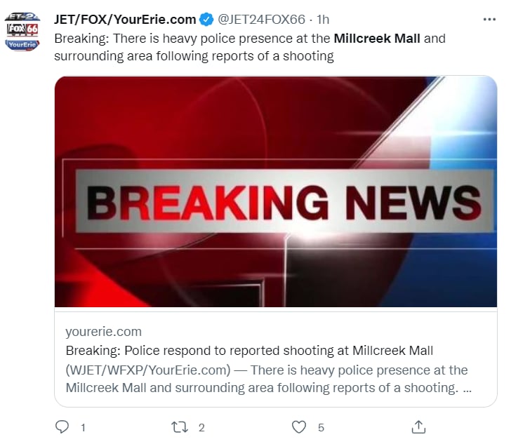 Reportan tiroteo Millcreek Mall: ¿Qué pasó al interior del lugar?