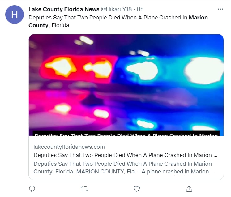 Accidente aéreo Florida: ¿Se unieron para investigar el incidente?