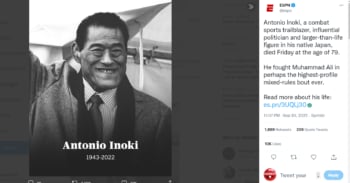 Muere boxeador Antonio Inoki: La trayectoria de una estrella
