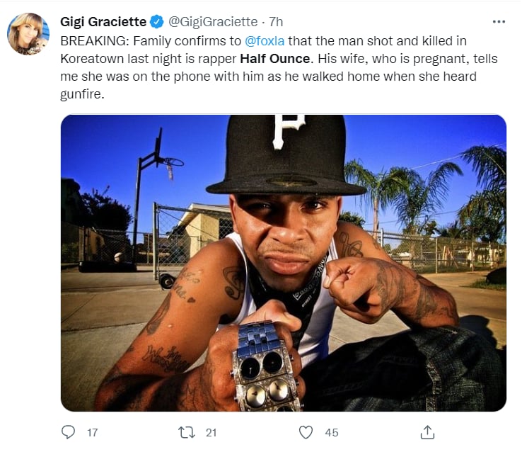Muere rapero Half Ounce: ¿Trabajaba en UPS?