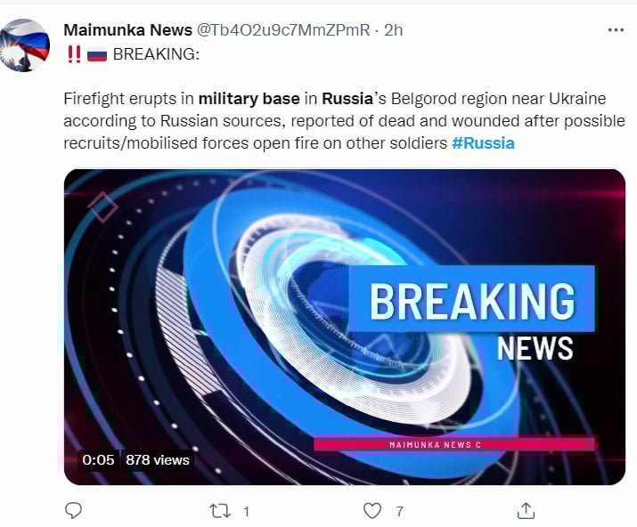 Reportan ataque militar Rusia: ¿Ucrania está involucrado?