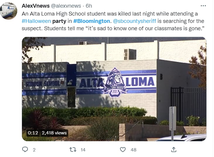 Adolescente muere fiesta Halloween: "Fue un joven maravilloso"
