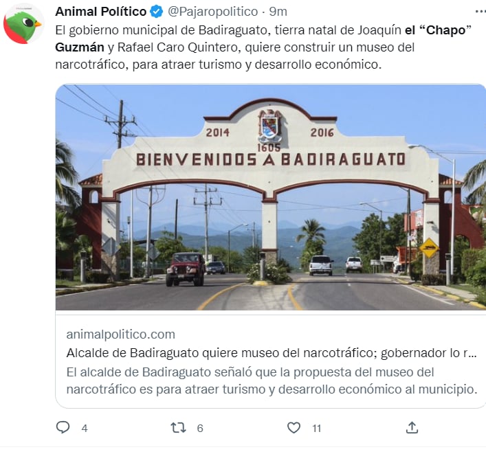 EL 'CHAPO' TENDRÁ MUSEO EN SINALOA