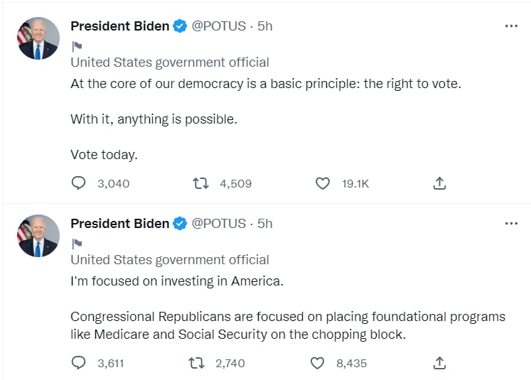 Biden advertencia elecciones republicanos: ¿Vendrán investigaciones?