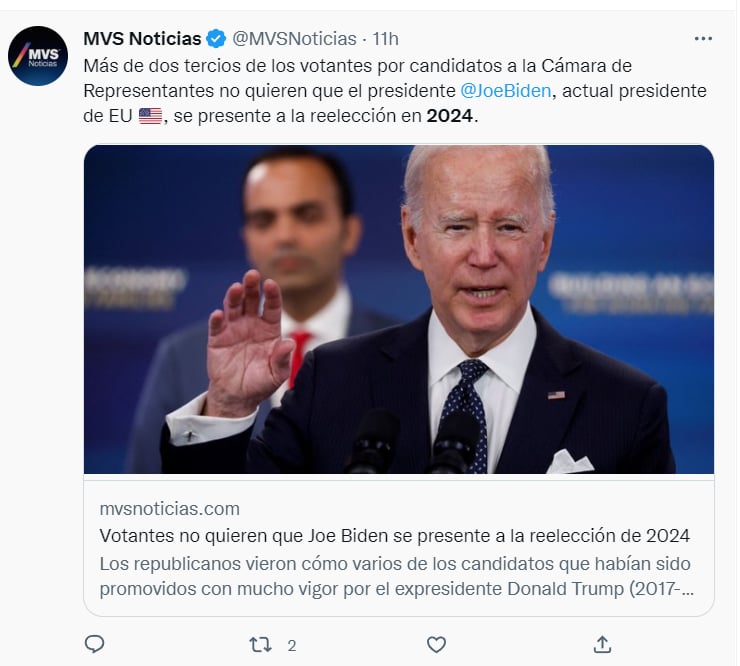 Joe Biden reelección 2024: ¿Por Trump?