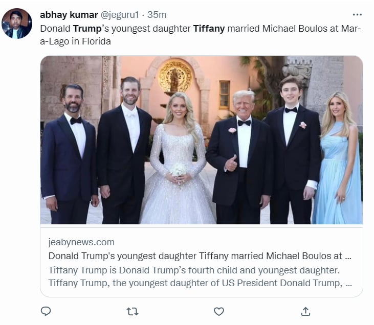 BARRON TRUMP SE ROBA LA ATENCIÓN
