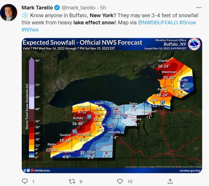 Tormenta nieve Nueva York: ¿En qué lugares se espera la nevada?