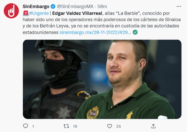 Edgar Valdez La Barbie: ¿De qué fue acusado?