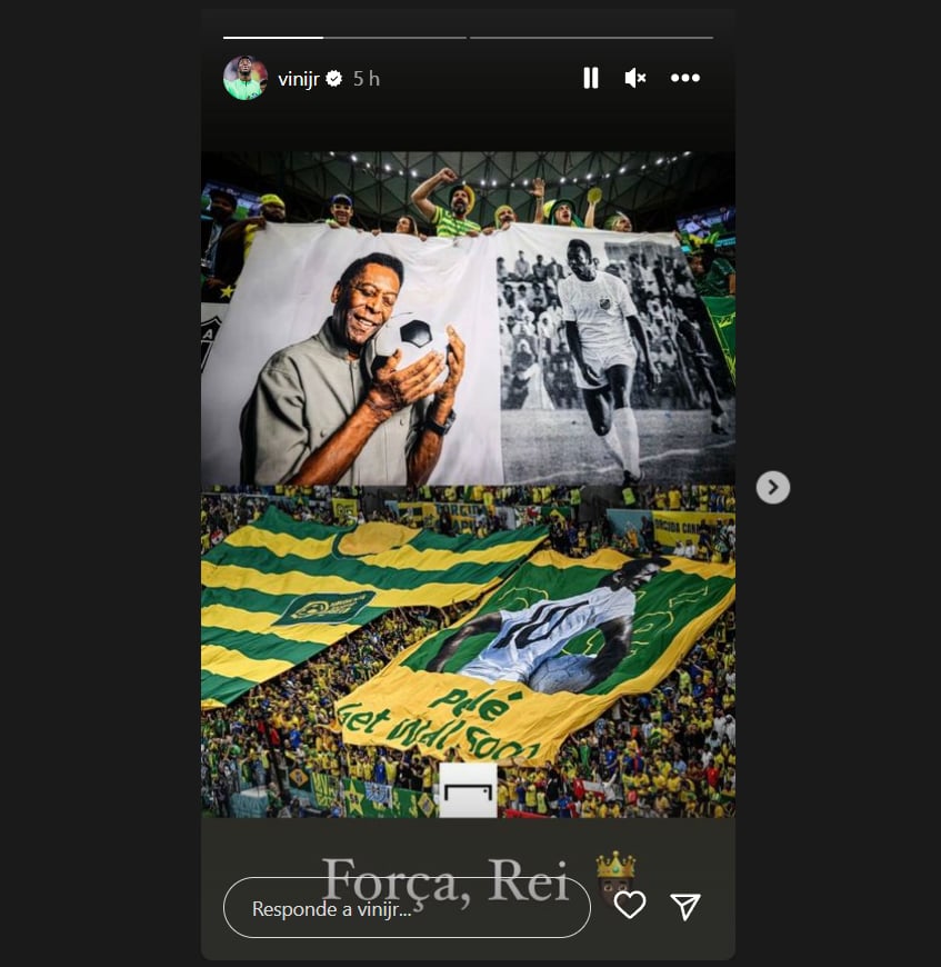 Futbolistas envían mensajes Pelé: ¿El apoyo continúa?