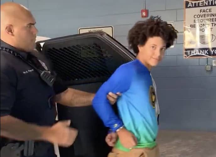 Crimen, criminal, sonrisa, policía, Florida