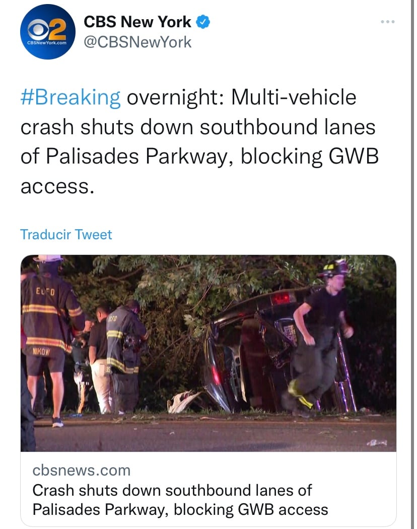 Imágenes del terrible accidente fueron compartidas en redes sociales