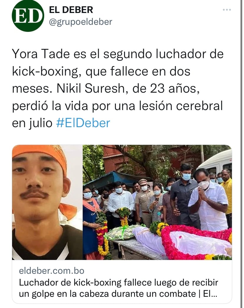 “La muerte de Tade es muy desafortunada y una gran pérdida"
