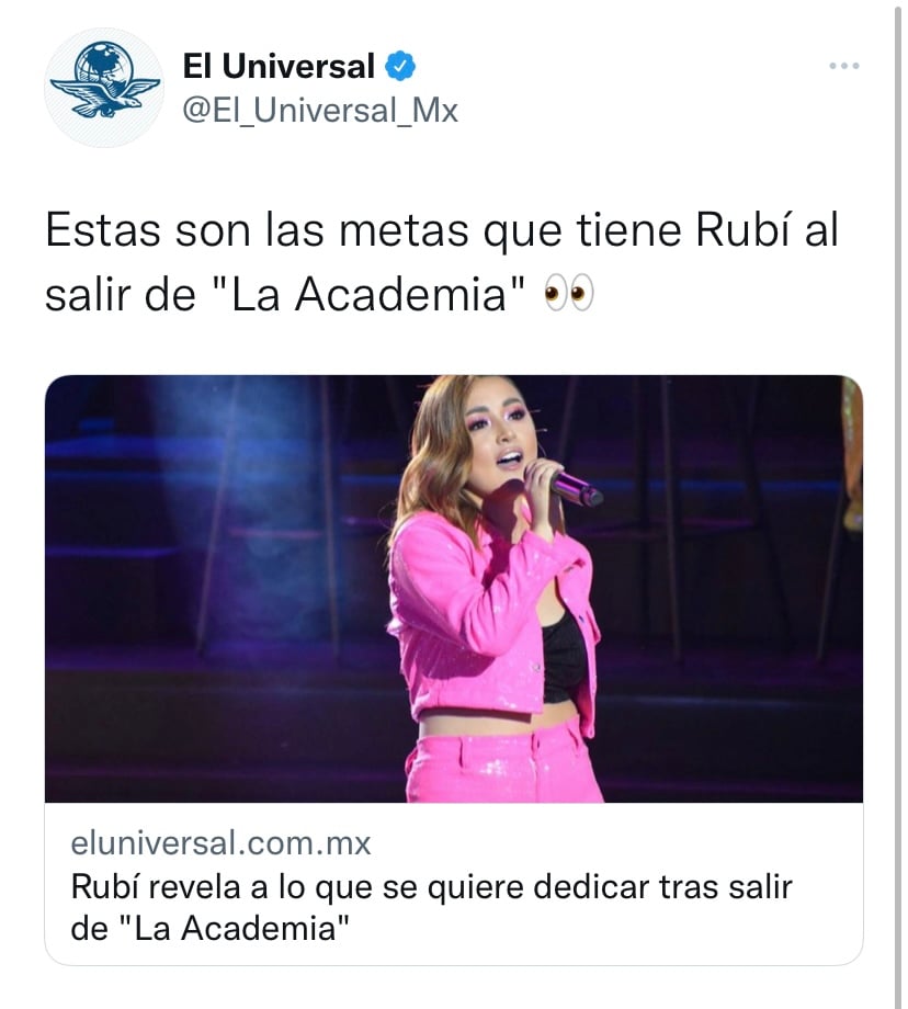 "Yo no tengo tiempo para ensayar"