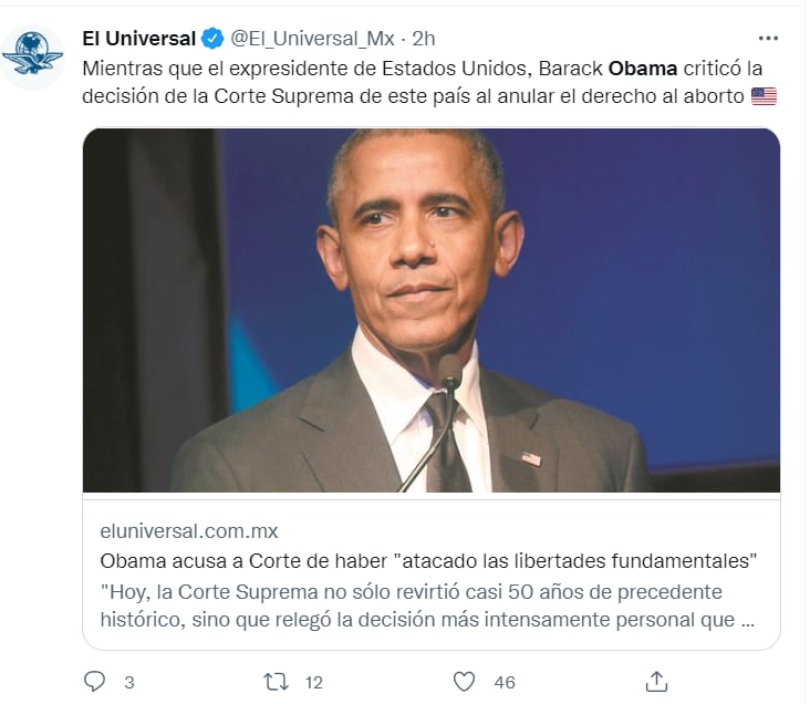 BARACK OBAMA RESPONDE A DECISIÓN DE SUPREMA CORTE