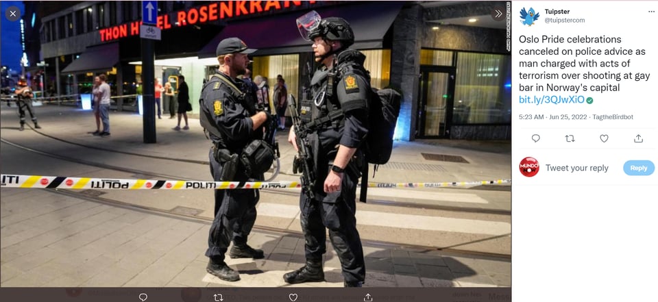 MASSACRE IN GAY BAR CAUSES TERROR