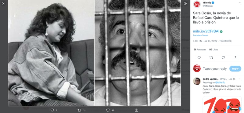 ¿EL GRAN AMOR DE RAFAEL CARO QUINTERO?