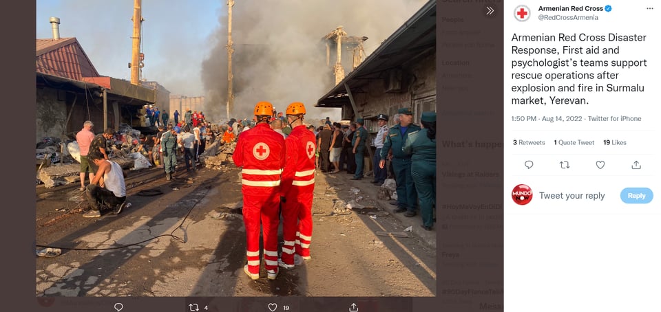 Registran explosión mercado Armenia: ¿Qué pasó con las víctimas?